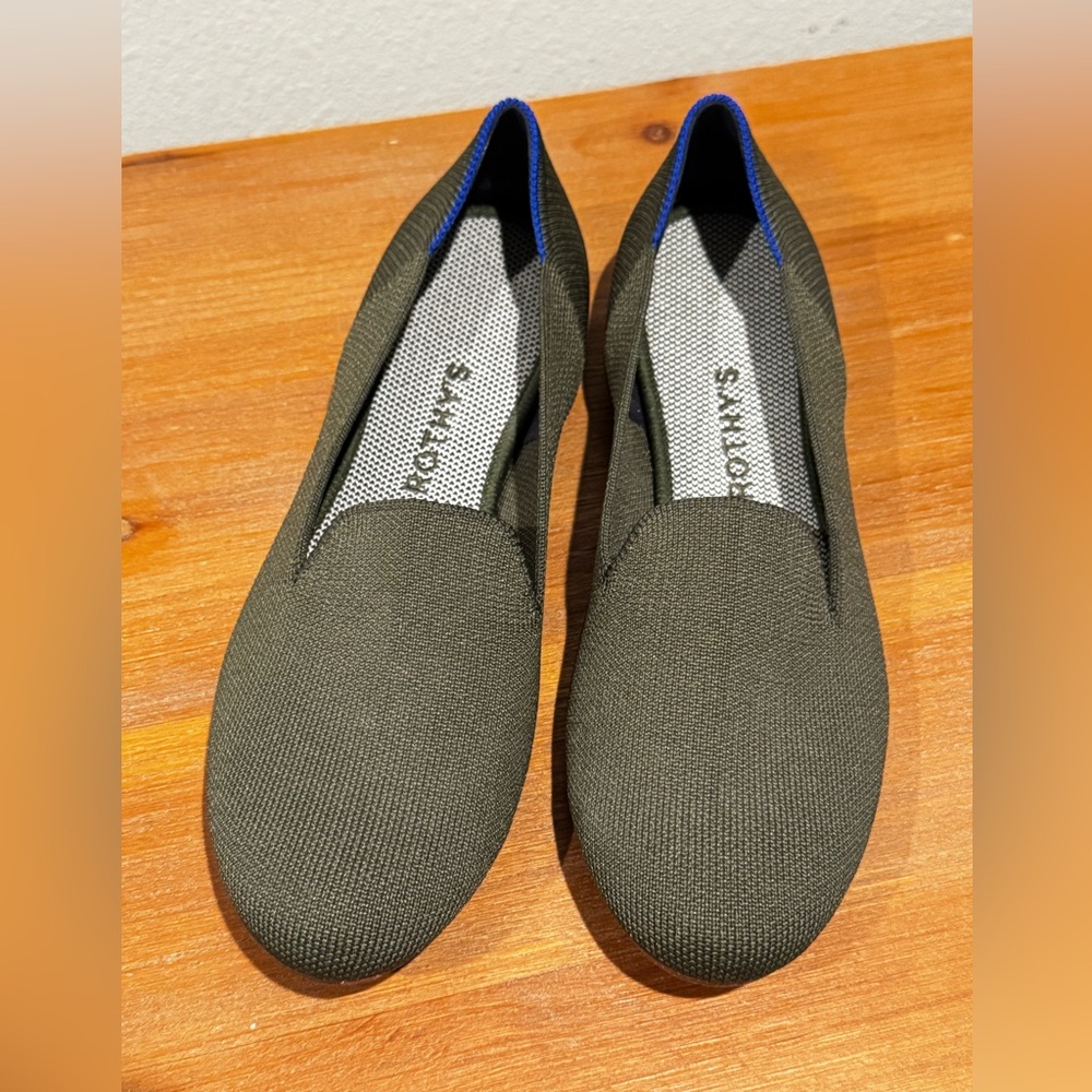 NWOT NEW Rothy’s The Loafer Women’s Shoes Green